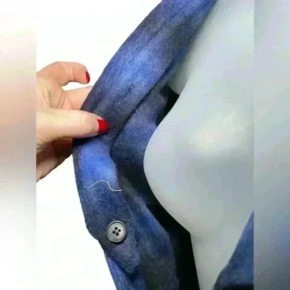 Thakoon Addition Runway Sample Buffalo Plaid Coat Blue Black Fall 2015 - Picture 7 of 8